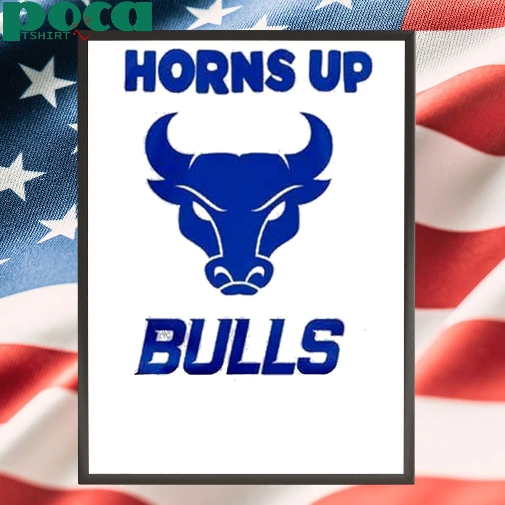 Buffalo Bulls Horns Up White Uniform shirt