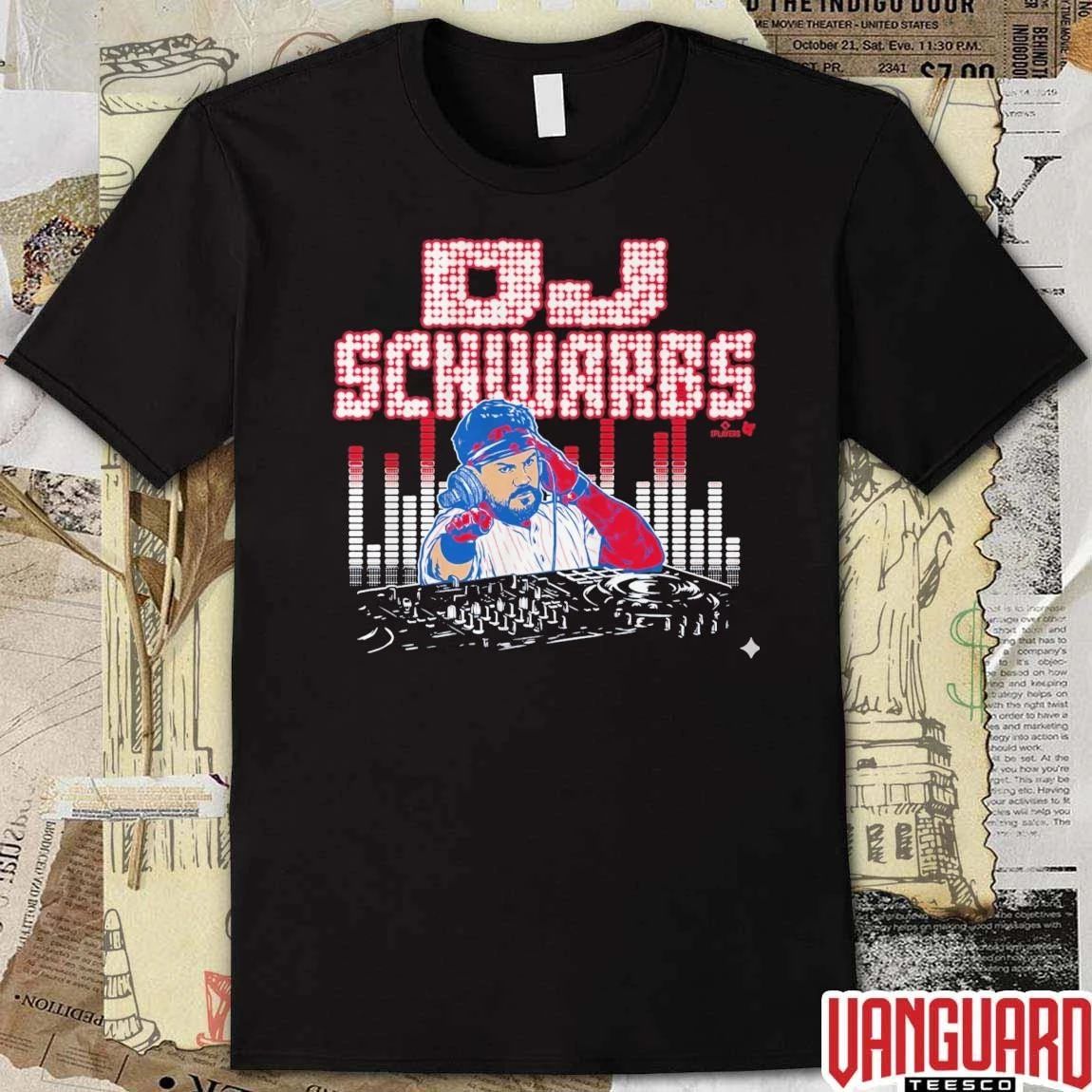 Kyle Schwarber DJ Schwarbs Philadelphia Phillies MLB t-shirt