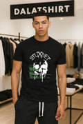 Stuxnet Virus Melting Skull and USB Symbol Programming Code shirt