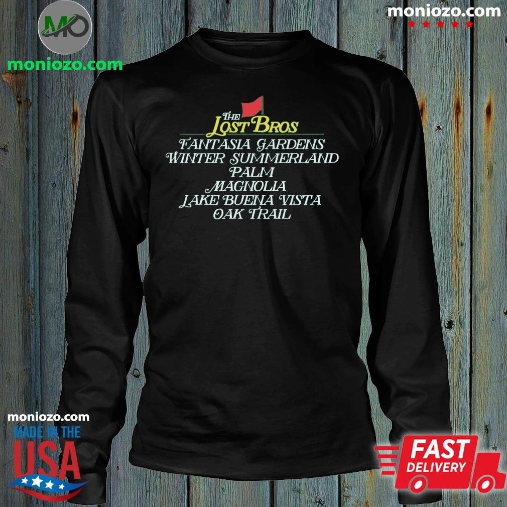 The Lost Bros Masters Golf Fantasia Gardens Winter Summerland Palm Magnolia Lake Buena Vista Oak Trail Shirt