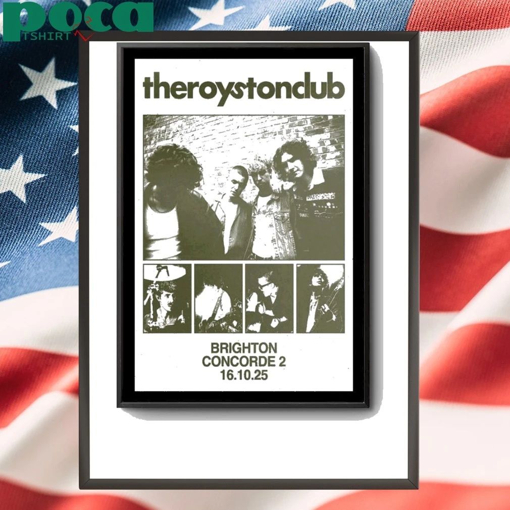 Poster The Royston Club Tour Brighton, UK 10.16.2025 shirt
