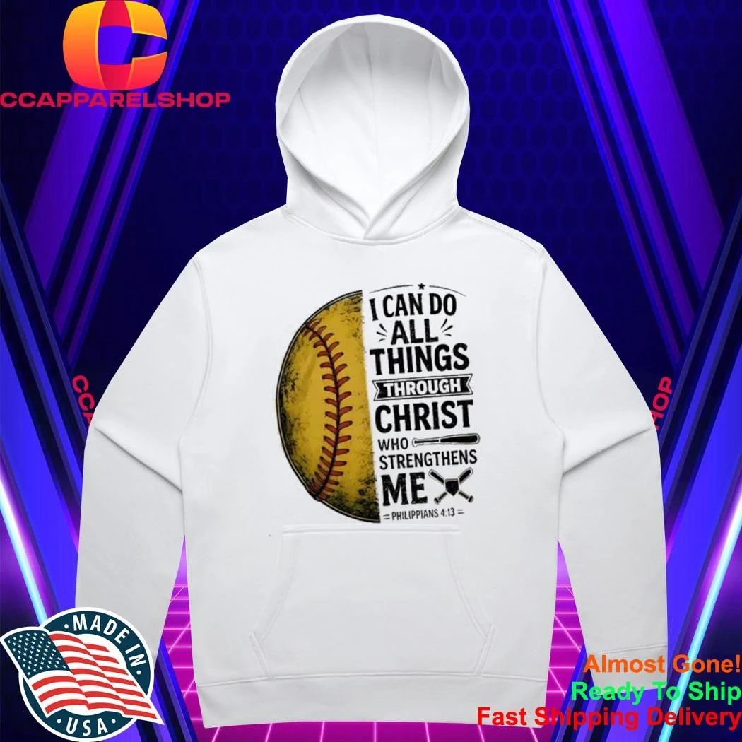 Baseball I Can Do All Things Through Christ Shirt