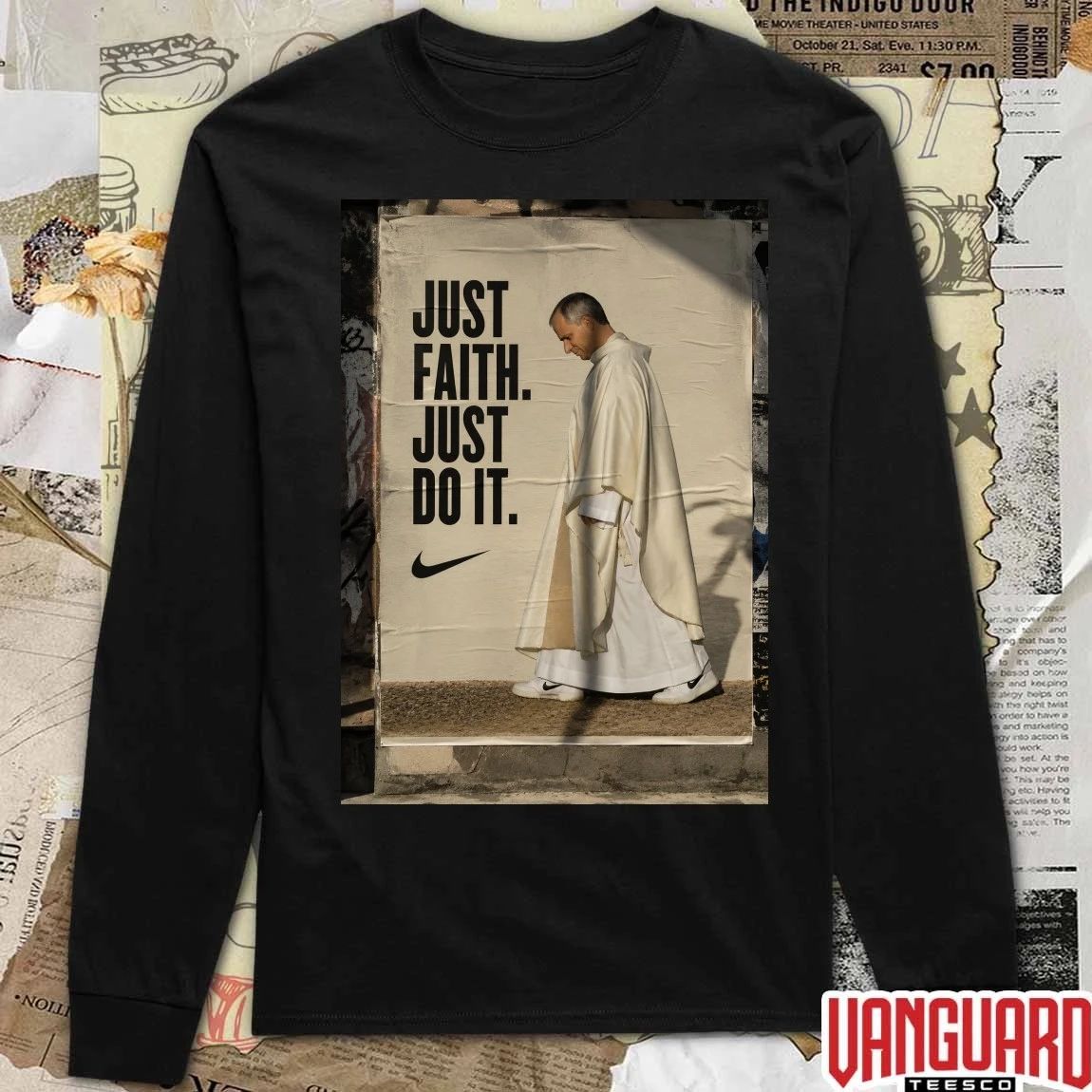 Pope Leo XIV Just Faith Just Do It 2026 t-shirt