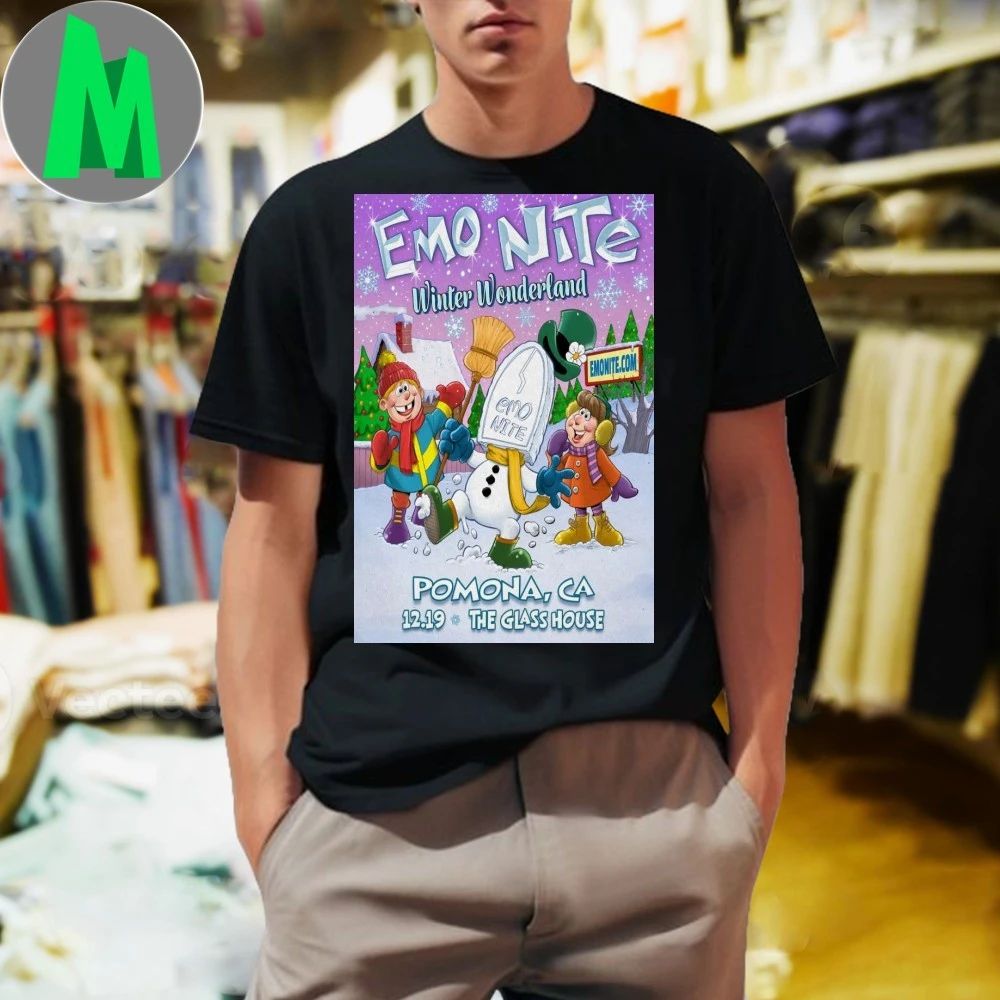 Emo Nite The Glass House Pomona Ca Dec 19 2025 Poster Shirt