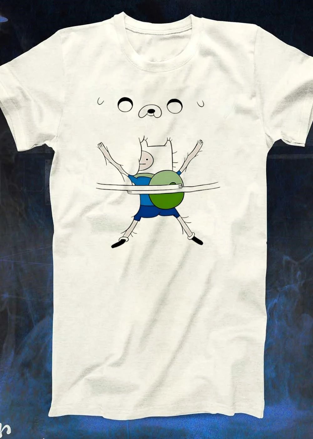 Adventure Time Finn Jake Hat Face Bar Shirt