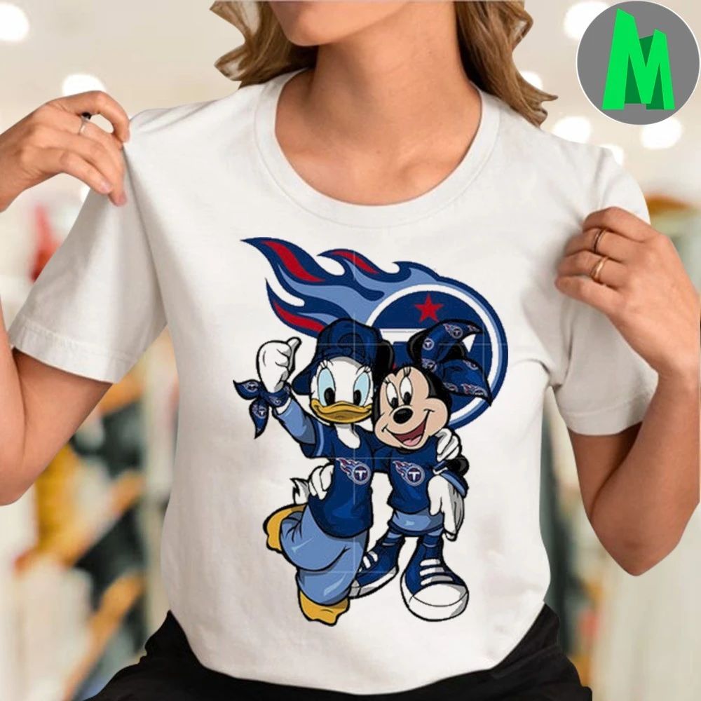Daisy Minnie Tennessee Titans Logo 2025 Shirt