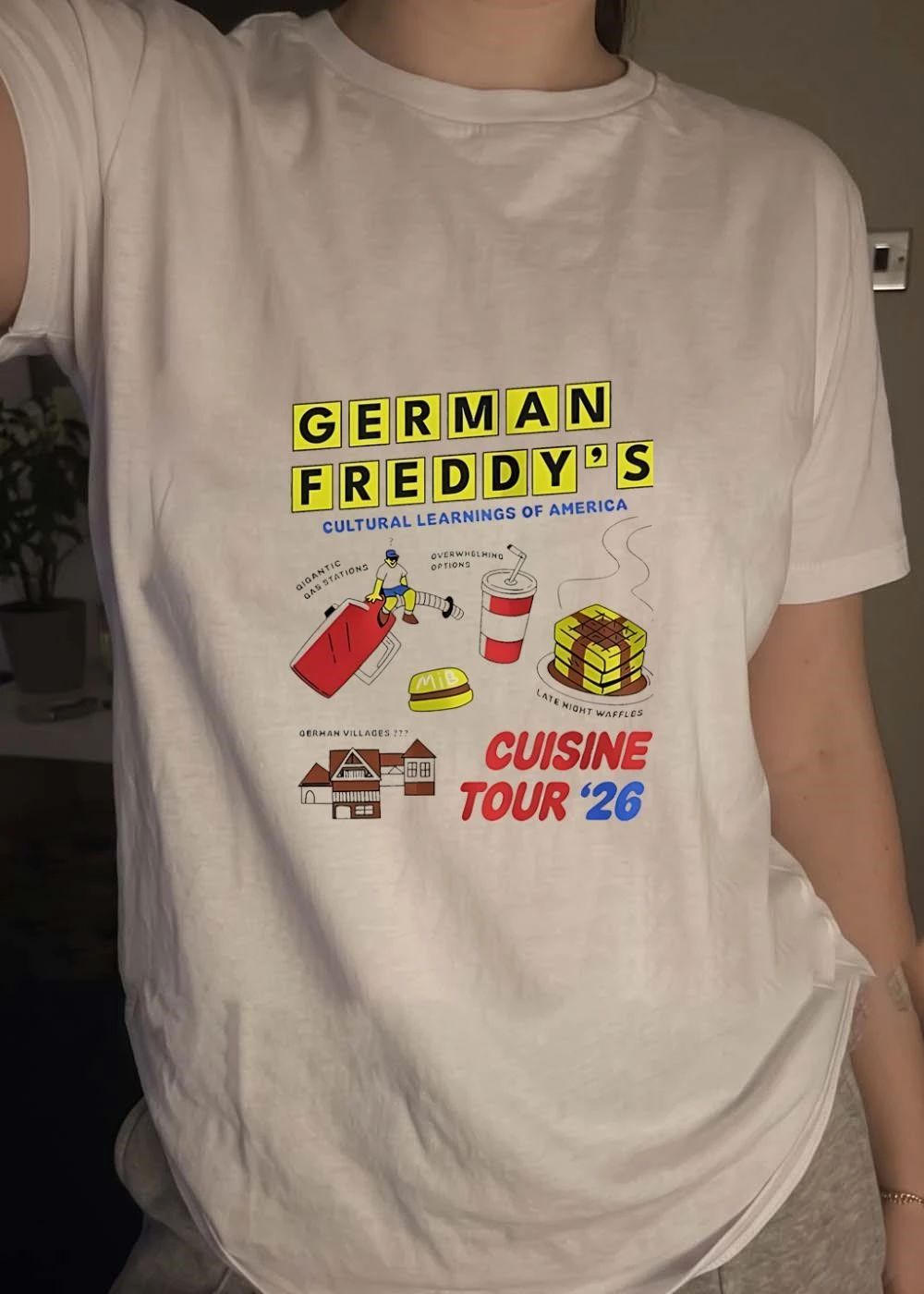 German Freddy’s Cultural Learnings of America Cuisine Tour 26 shirt
