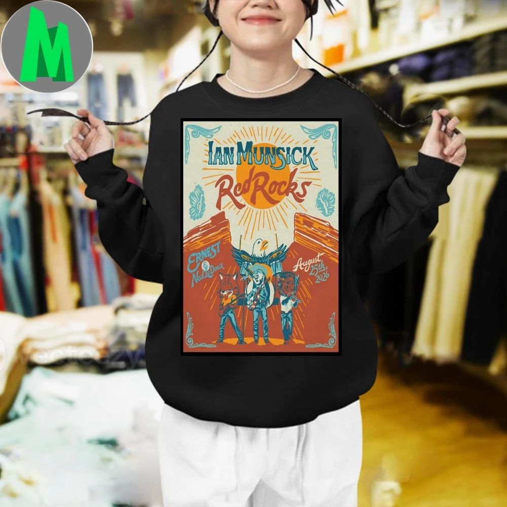 Ian Munsick Red Rocks Amphitheatre Morrison Co Aug 25 2026 Poster Shirt