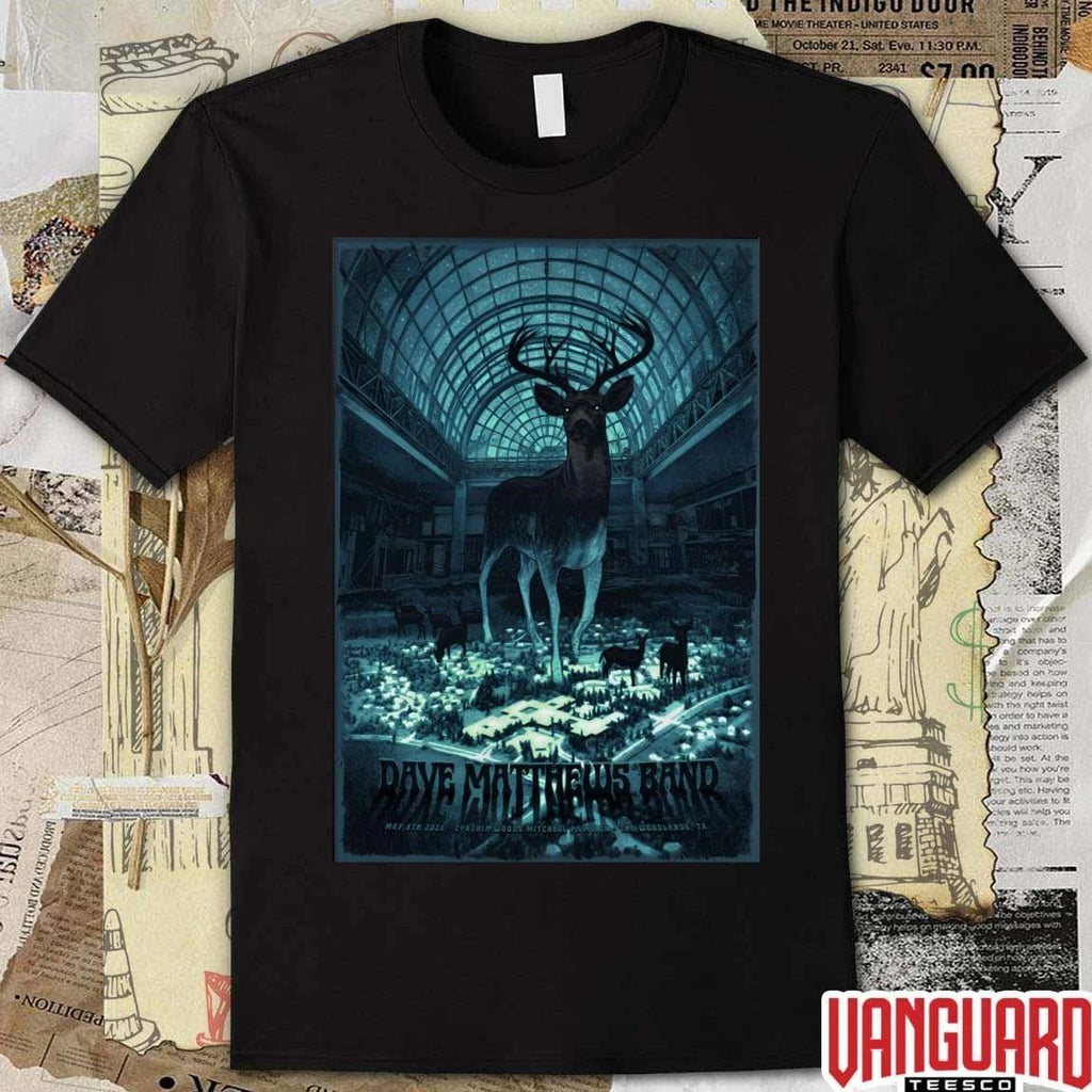 Dave Matthews Band In The Woodlands TX On May 8 2026 Tour Poster t-shirt