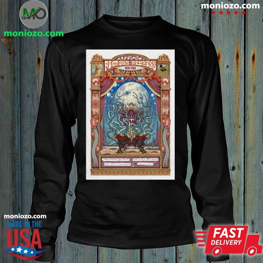 Pigeons Playing Ping Pong Steamboat Spring CO Mar 25-26 2026 Poster Shirt