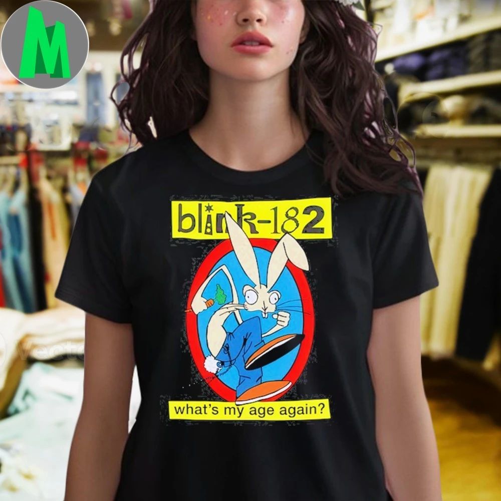Blink 182 What’s My Age Again Green 2025 T-Shirt