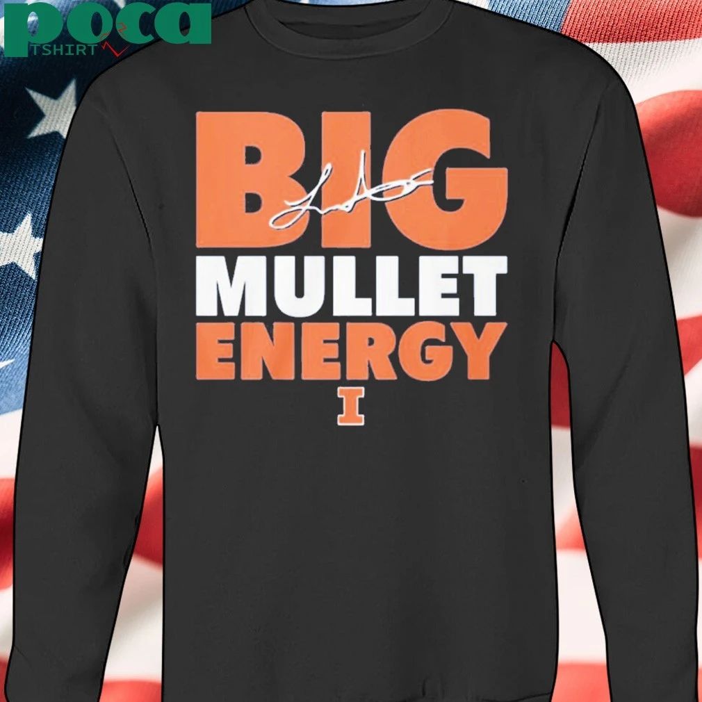 Luke Altmyer Big Mullet Energy Signature And Logo Shirt