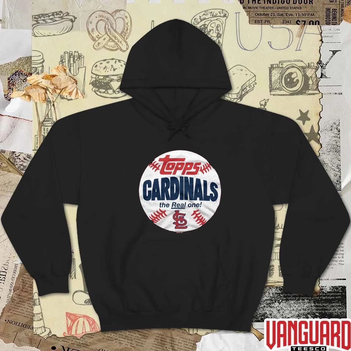 St. Louis Cardinals MLB 2026 x Topps Baseball The Real One t-shirt