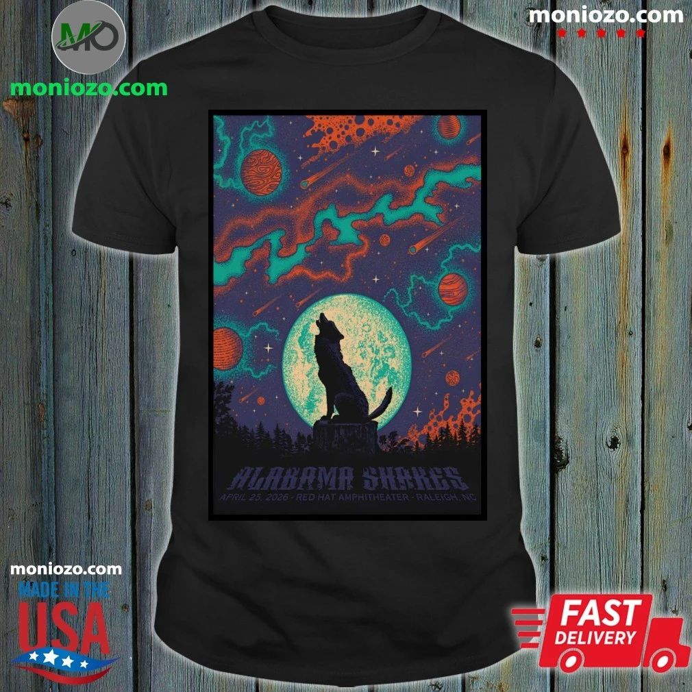 Original Alabama Shakes At Red Hat Amphitheater On April 25 2026 Poster Shirt