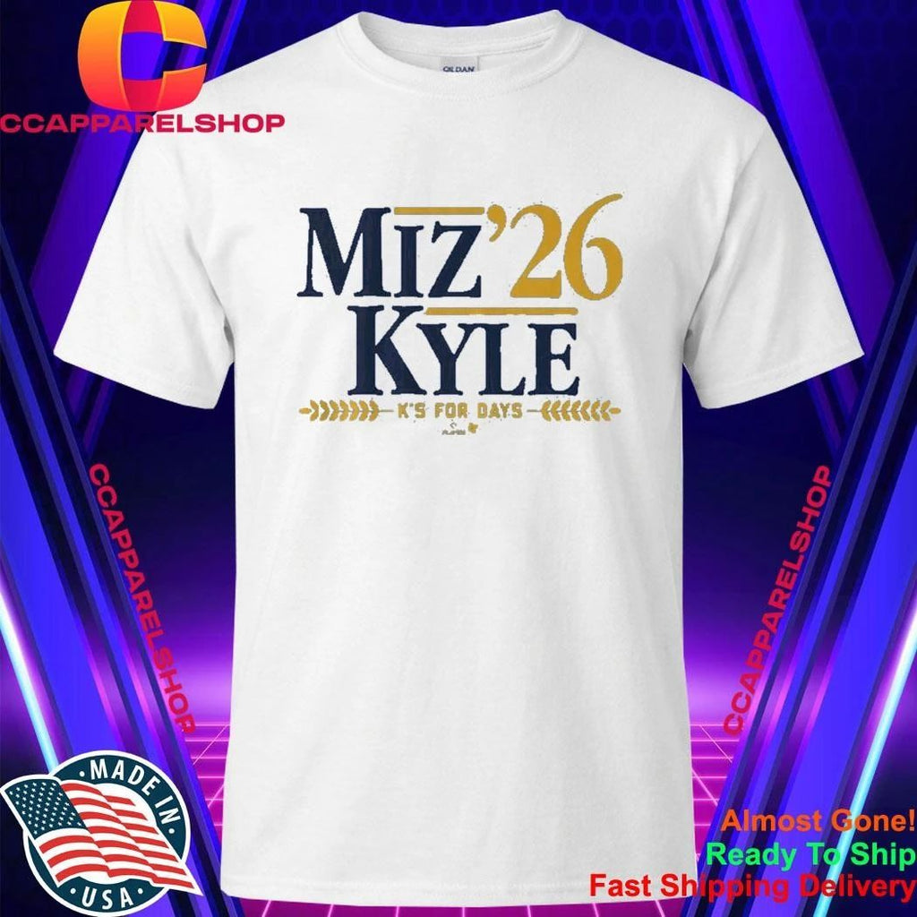 Jacob Misiorowski & Kyle Harrison Miz-Kyle ’26 K’s For Days Shirt