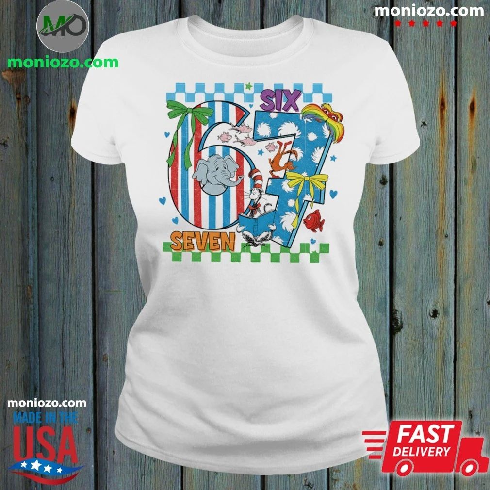 Original Six Seven Cat In The Hat Shirt