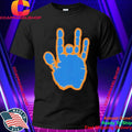 Jerry Garcia Blue And Orange Hand Shirt