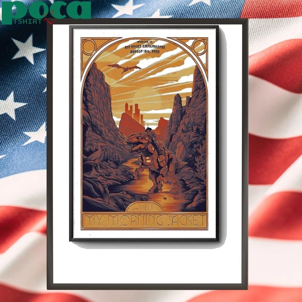My Morning Jacket Aug 16 2025 In Morrison CO Poster shirt
