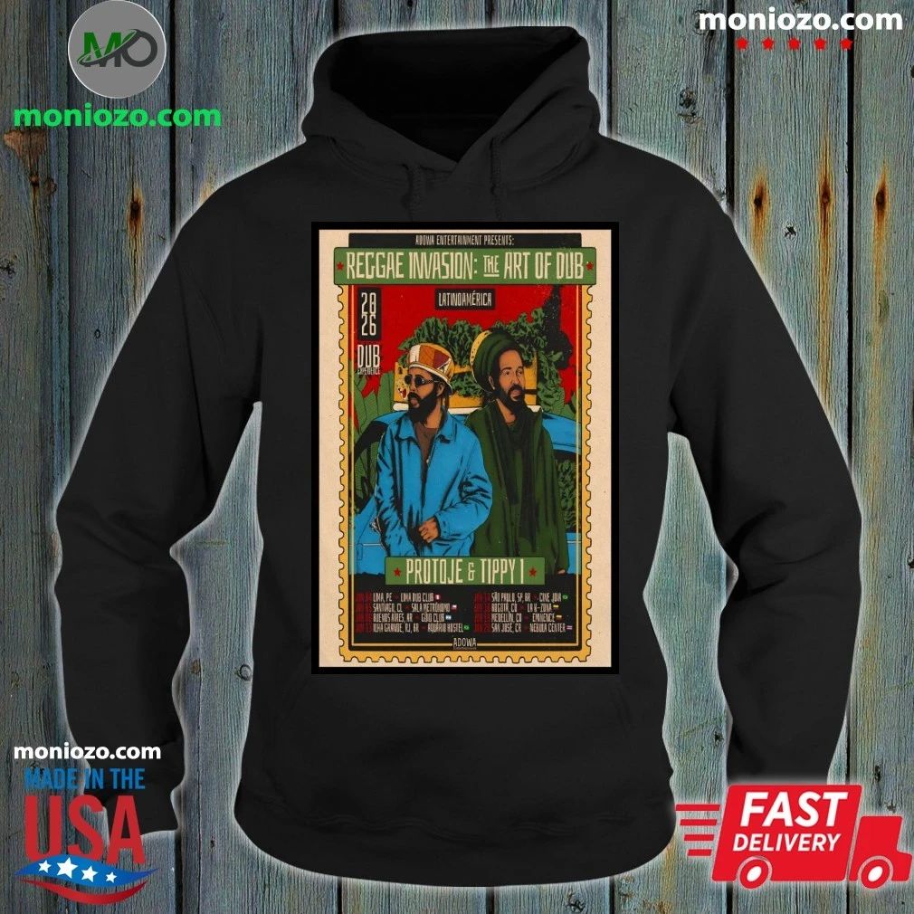 Protoje And Tippy I Latam 2026 Tour Poster Shirt