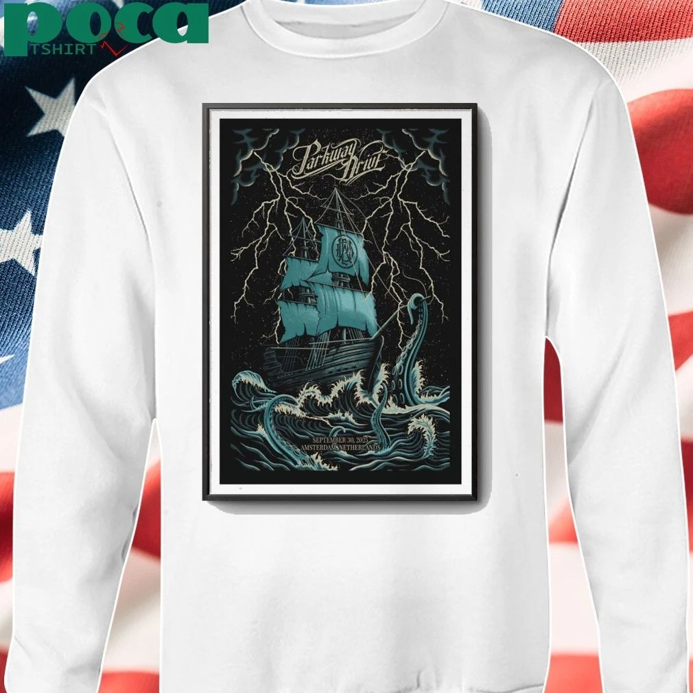 Parkway Drive Tour Amsterdam, Netherlands 30 Sep 2025 Poster shirt