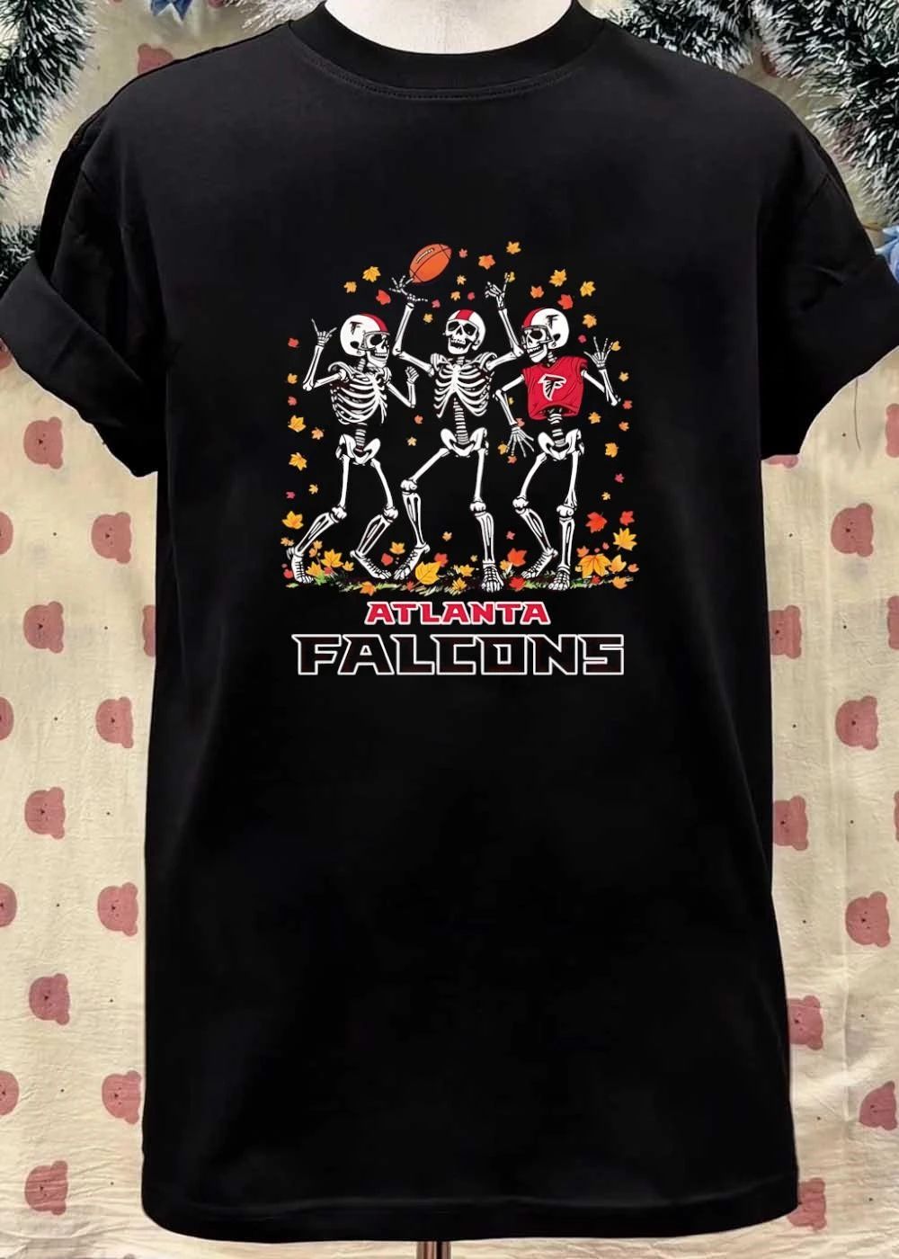 Atlanta Falcons Halloween Skeletons Football Shirt