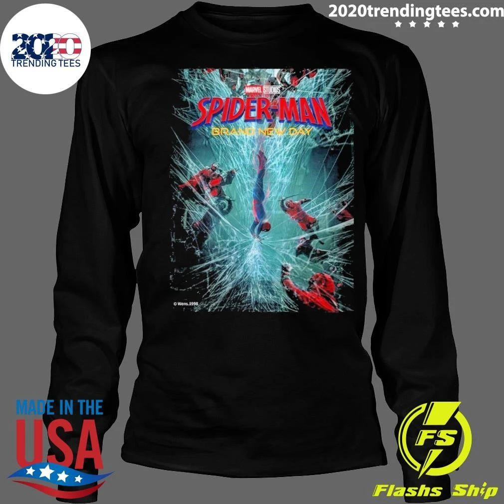 Spider-Man Brand New Day Spider-Man Vs The Hand Web Tornado Shirt