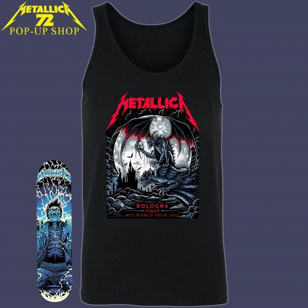 Metallica M72 Bologna World Tour 2026 Art by Keith Stanley T-Shirt