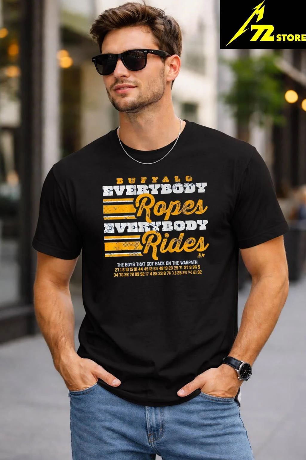 Buffalo Hockey Everybody Ropes Everybody Rides Shirt