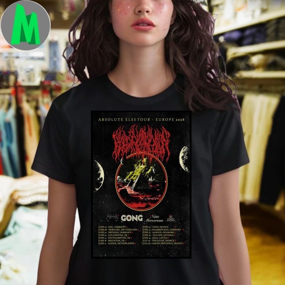 Blood Incantation Absolute Else 2026 Europe Shows Poster Shirt