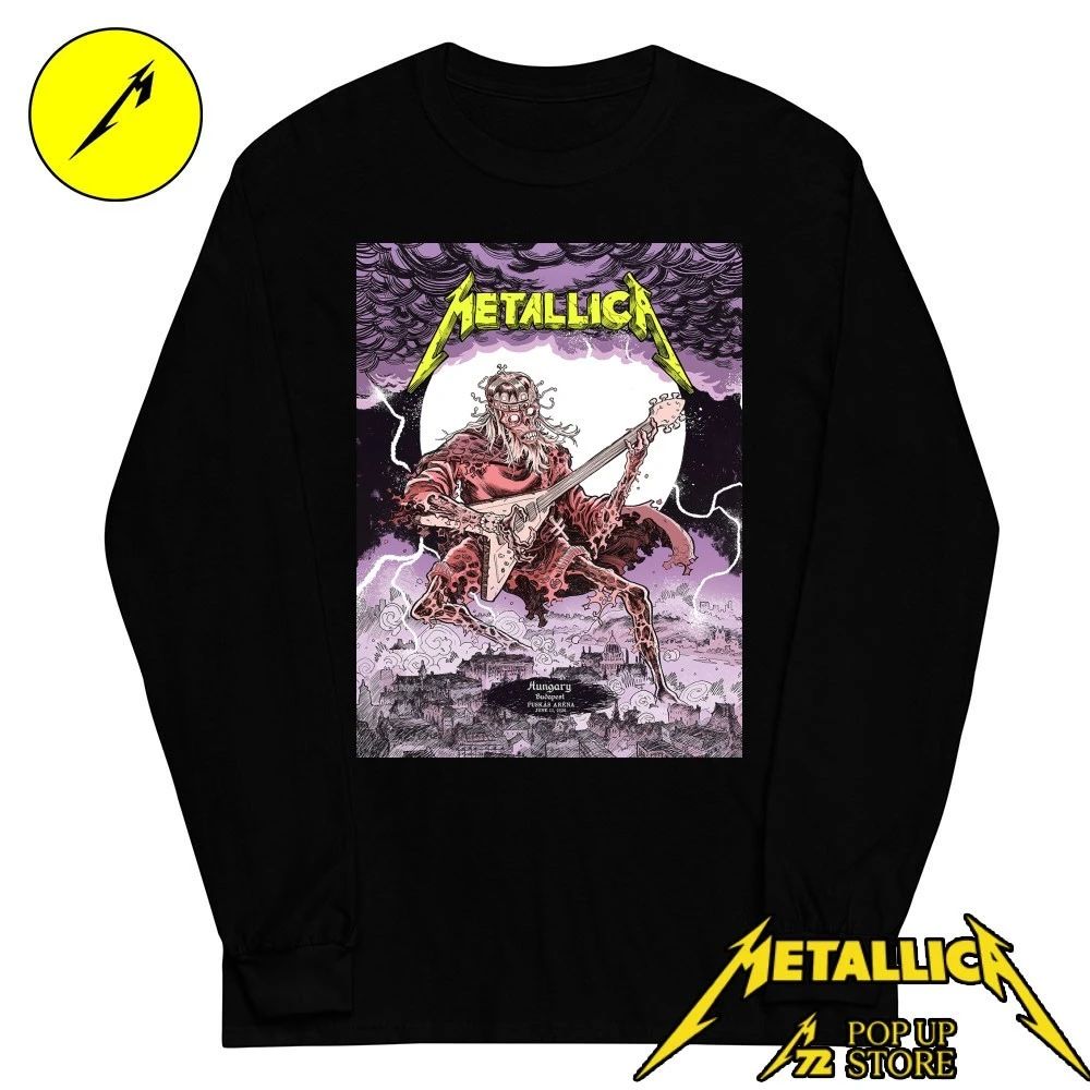 Metallica M72 Budapest Night 1 T-Shirt – June 11 Puskás Aréna, Hungary