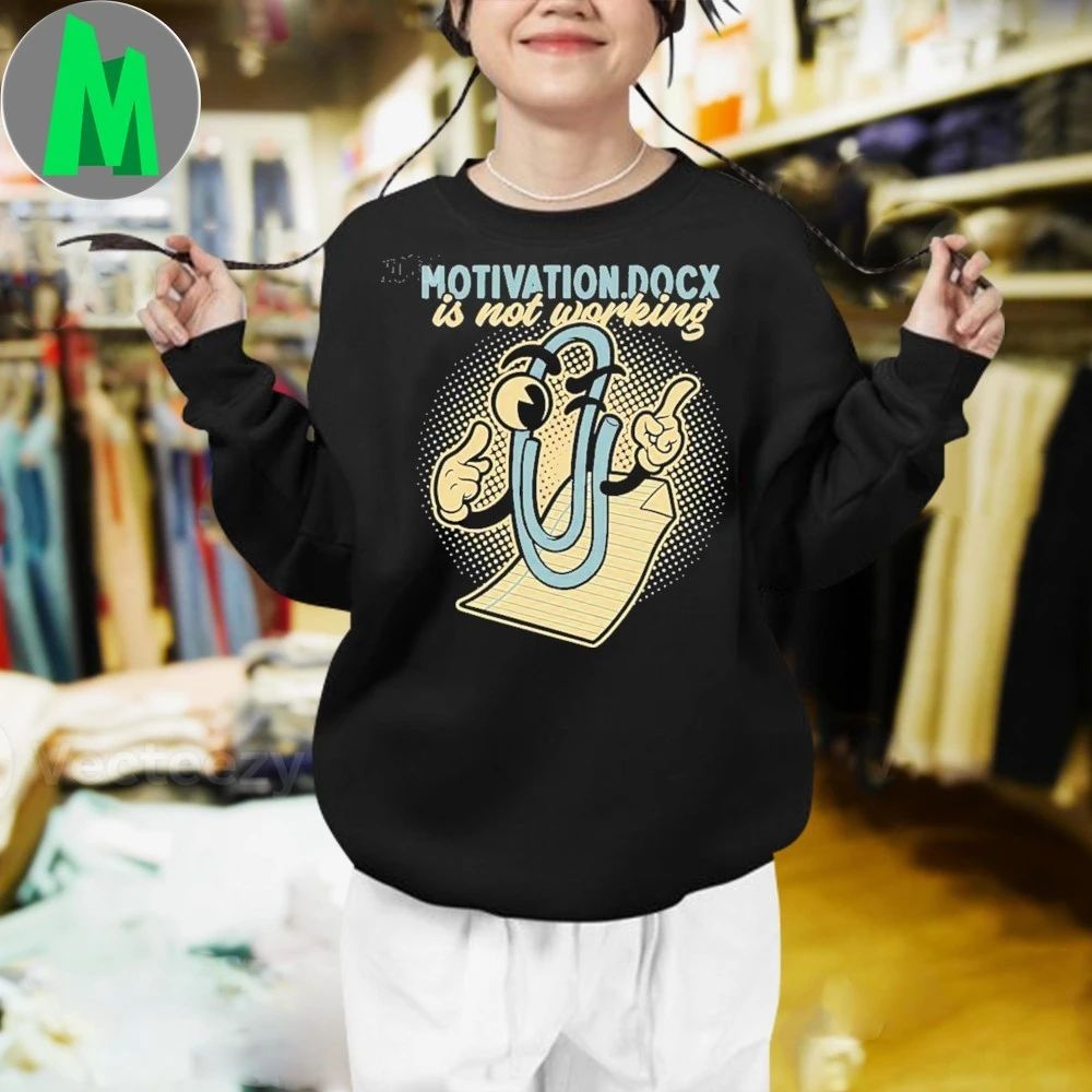 Computer Mascot Motivation Shirt