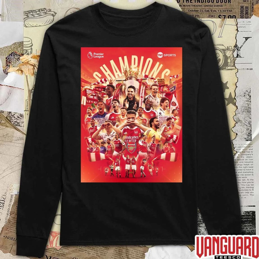 Arsenal F.C. 2025-26 Premier League Champions Poster t-shirt