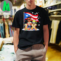 Original Bad bunny and frog christmas light football fan Shirt