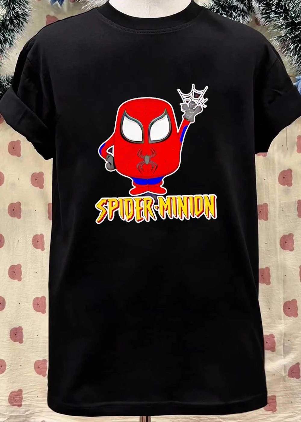Spider Minion Cute Superhero Mashup Cartoon shirt