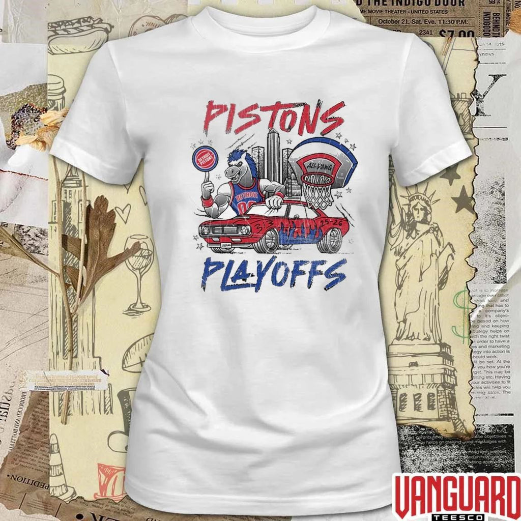 Detroit Pistons Playoffs 2026 Just Juliana NBA Basketball t-shirt