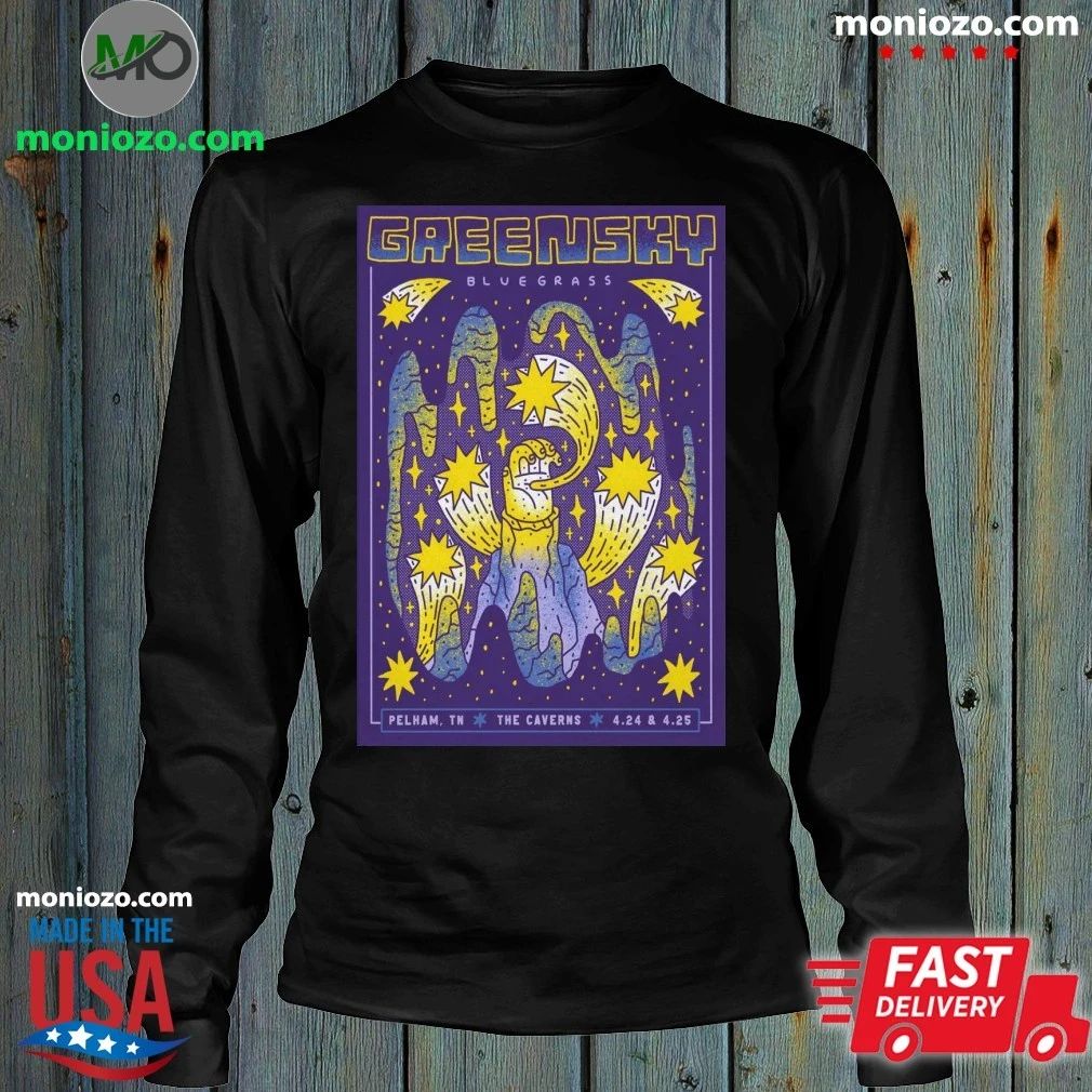 Original Greensky Bluegrass The Caverns In Grundy County TN Apr 24-25 2026 Poster T-Shirt