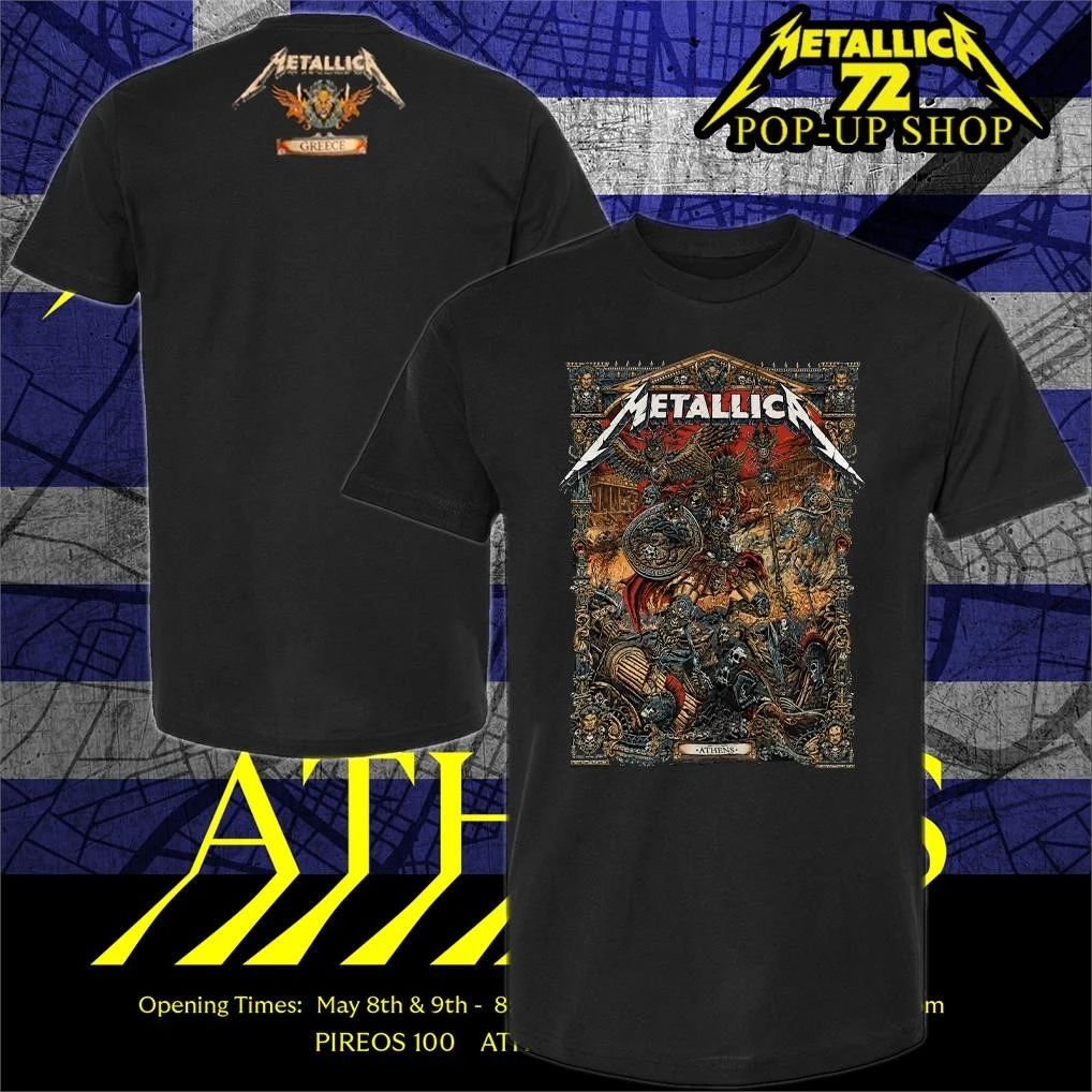 Metallica M72 Athens Pop-Up Shop Event T-Shirt