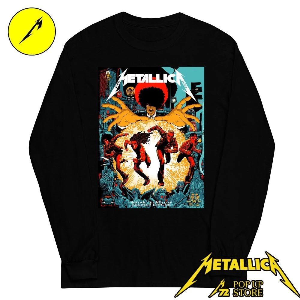 Metallica M72 Dublin 2026 Night 1 T-Shirt – June 19, 2026 at Aviva Stadium