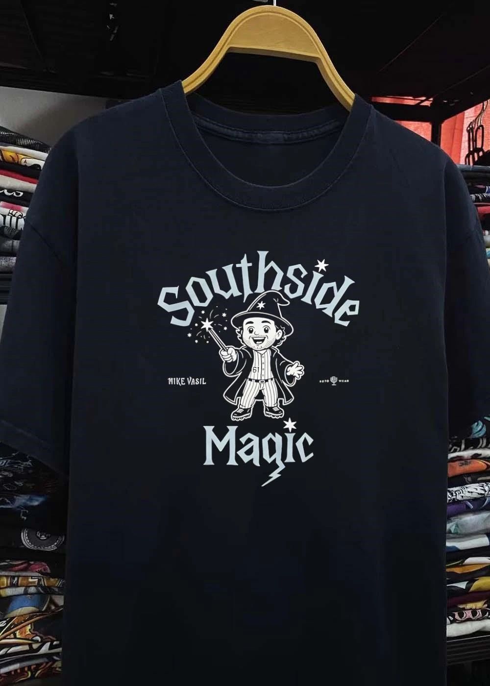 Southside Mike Vasil Wizard Magic Baseball Shirt