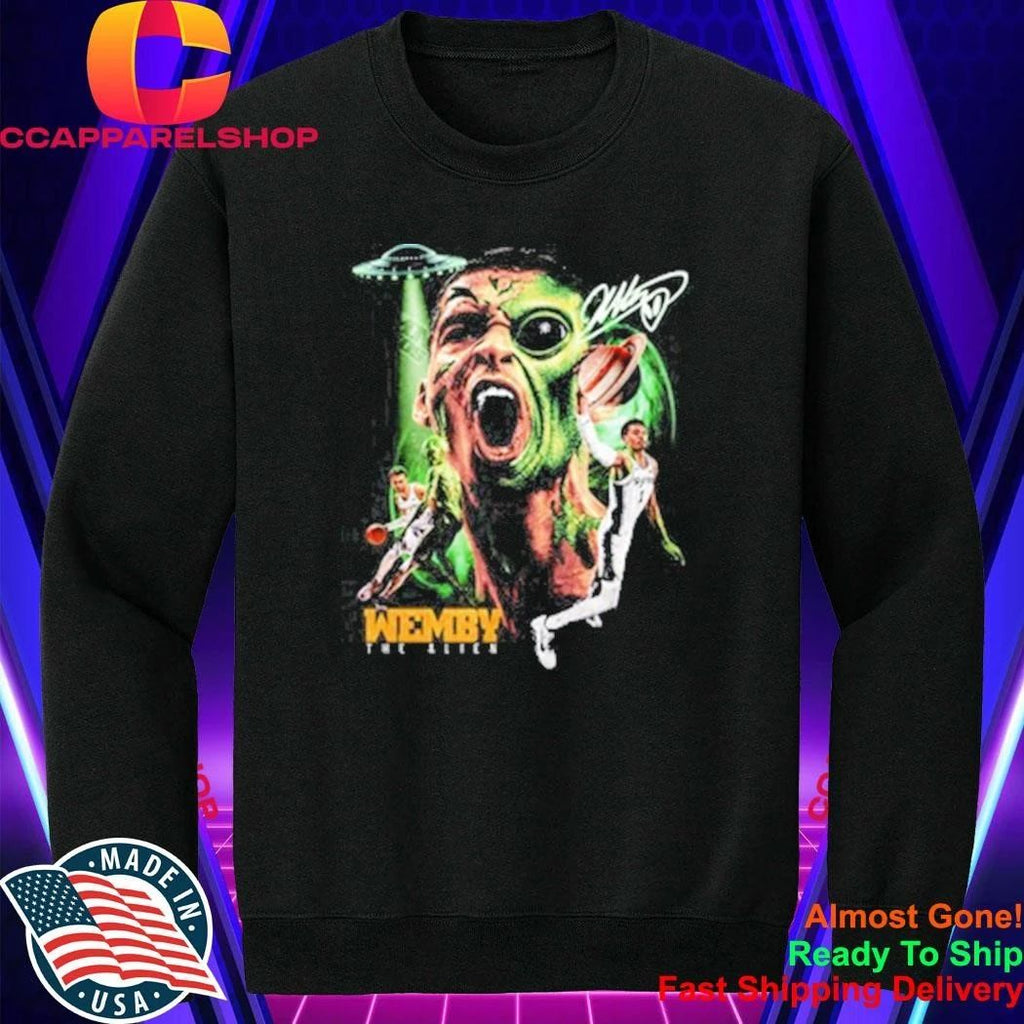 Wemby The Alien San Antonio Spurs NBA Shirt
