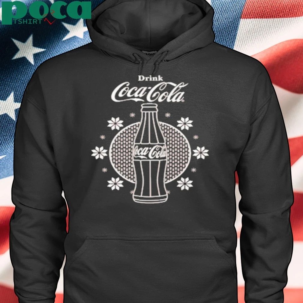 Coca Cola Christmas Snowflakes Bottle shirt