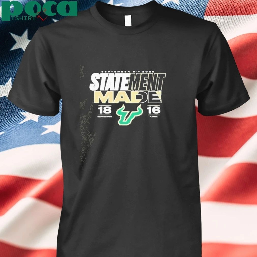 South Florida Bulls Vs Gators 2025 Score Statement Made T-shirt