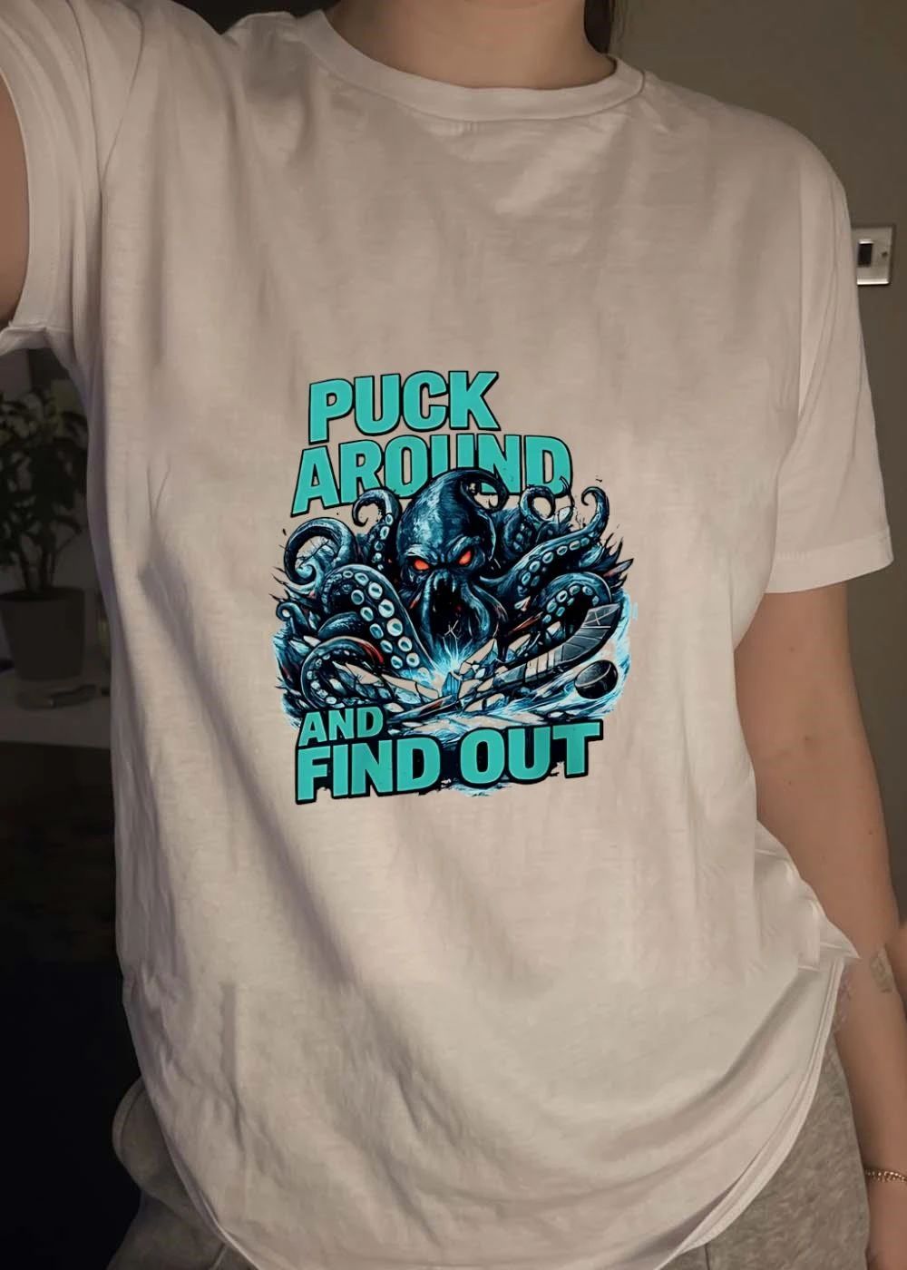 Kraken Hockey Apparel Puck Around and Find Out Kraken T-Shirt