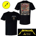 Metallica M72 Athens 2026 Pop Up Shop May 9 2026 Olympic Stadium Greece Gojira x Knocked Loose Art By Juan Ma Orozco Two Sided Shirt
