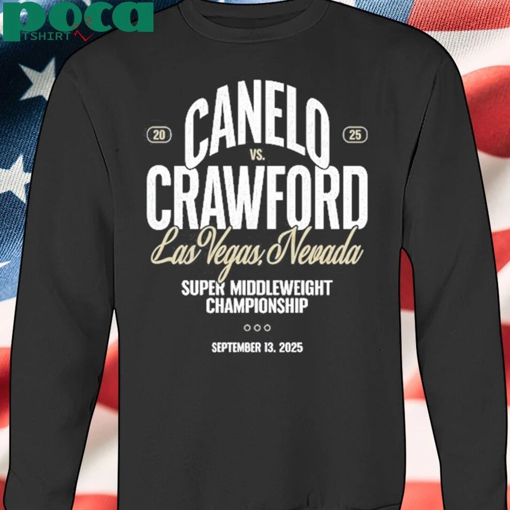Canelo vs Crawford Super Middleweight Championship T-shirt