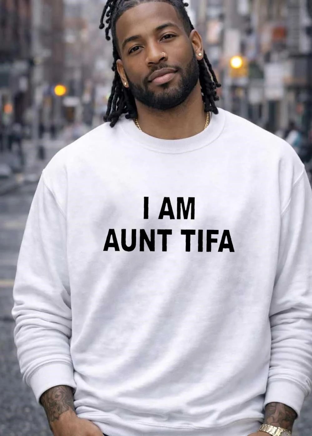 I Am Aunt Tifa text shirt