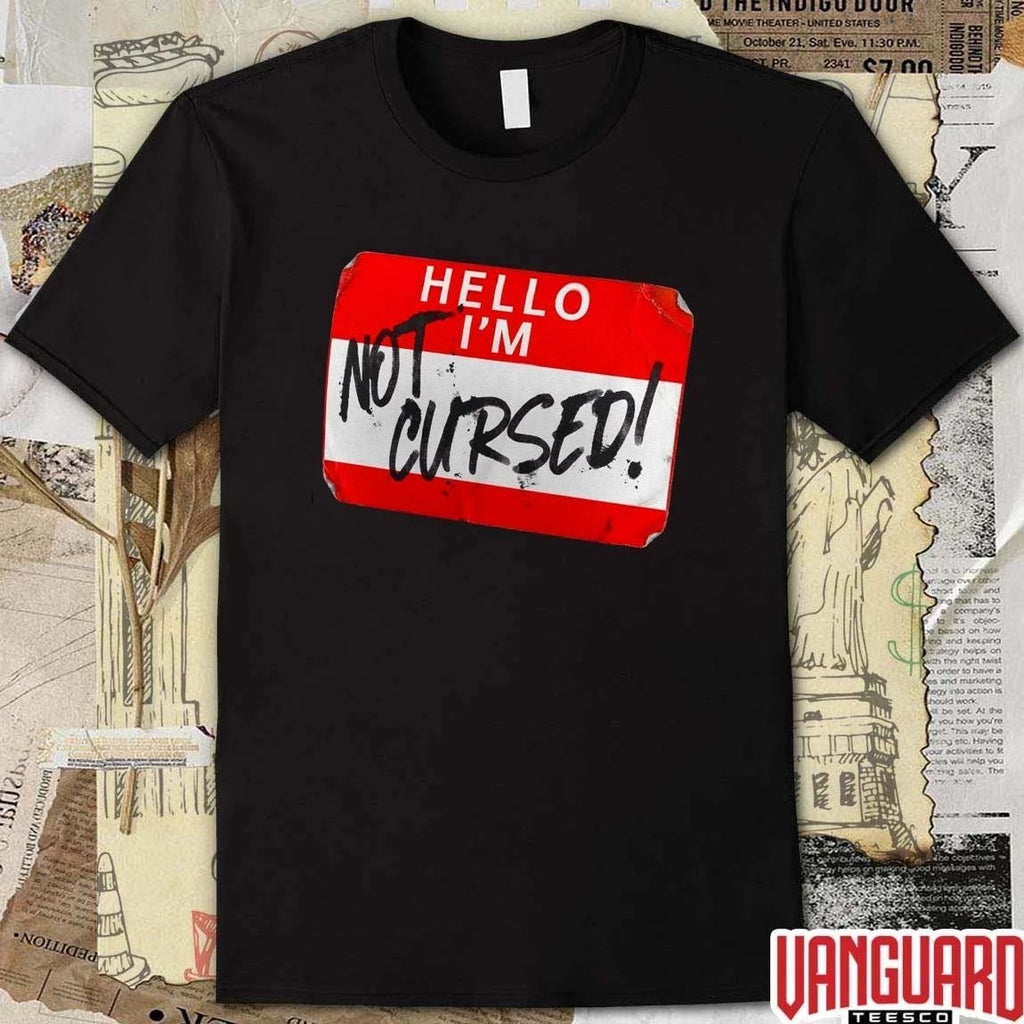 The Miz Hello I’m Not Cursed Name Tag t-shirt