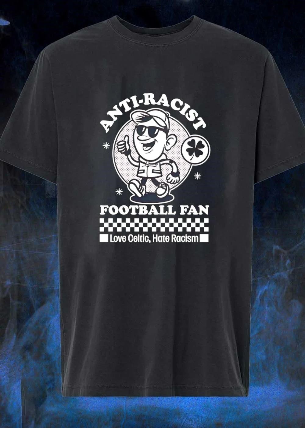 Love Celtic, Hate Racism Anti-racist Football Fan T-Shirt