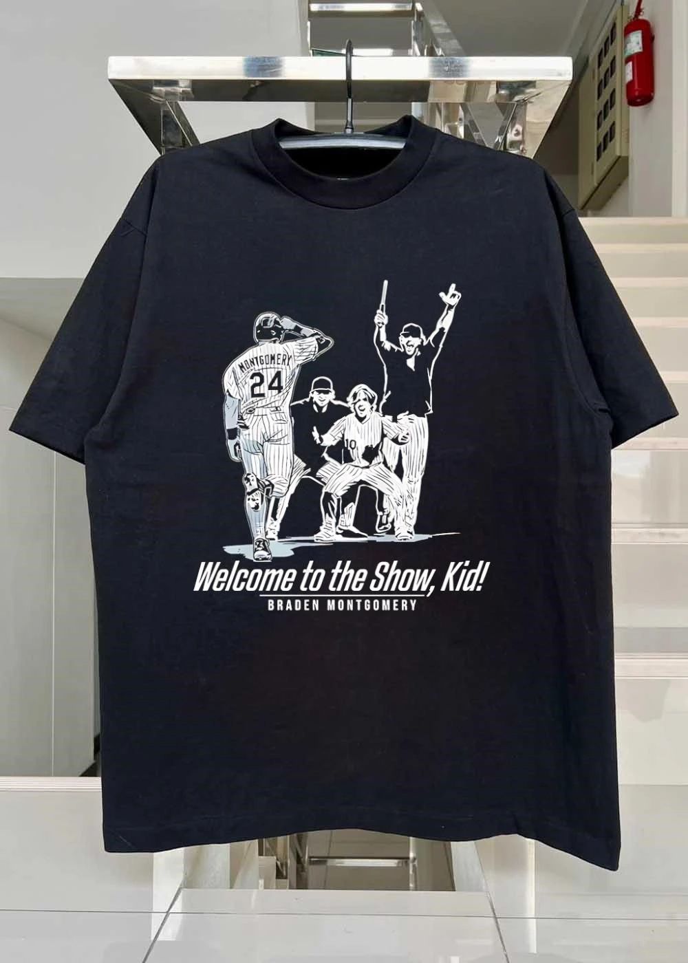 Braden Montgomery Welcome to the Show Kid Texas A&M T-Shirt