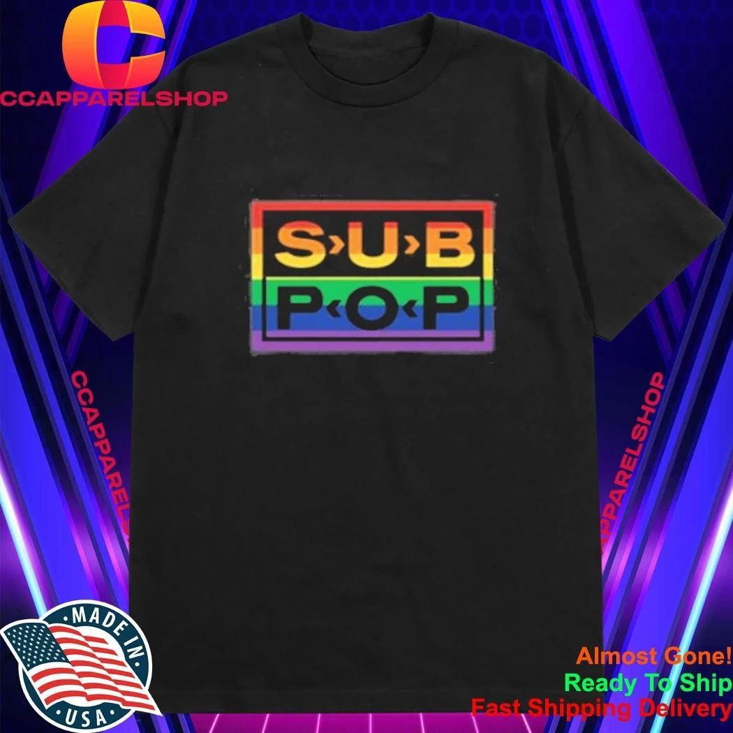 Sub Pop Logo Rainbow Shirt